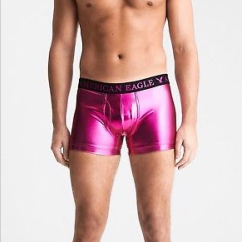 Limited Ed. { AMERICAN EAGLE } Metallic Boxers NEW